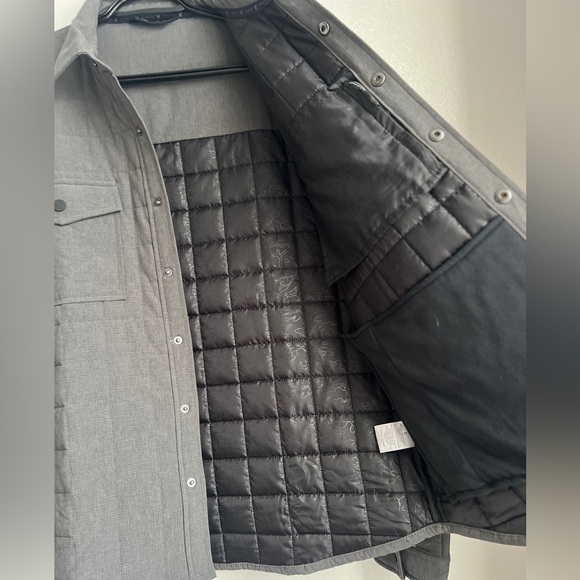 NWOT Men's LG VORTEX Quilted Jacket, Light Grey - Picture 8 of 14